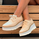 OXFORD MARFIL CUERO