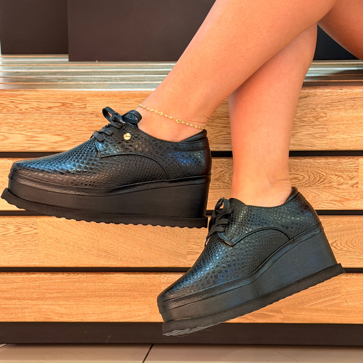 OXFORD NEGRO CUERO