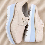 OXFORD MARFIL CUERO