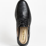 OXFORD NEGRO CON BLANCO CUERO